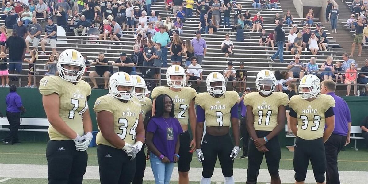 Justice Rider Football Makayla Smith made honorary football captain for Rider High School