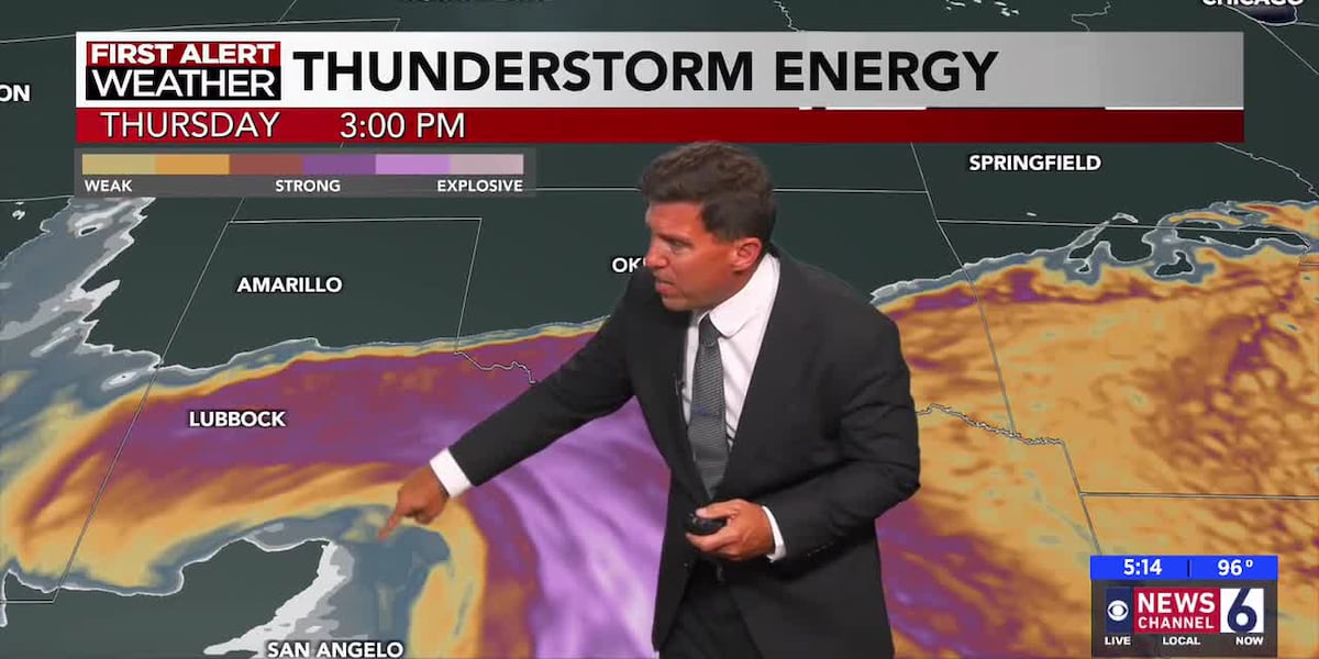 Hot and humid Thursday with storm chances