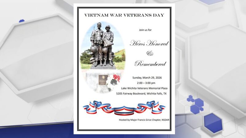 Vietnam Veterans Day ceremony to be hosted at Lake Wichita