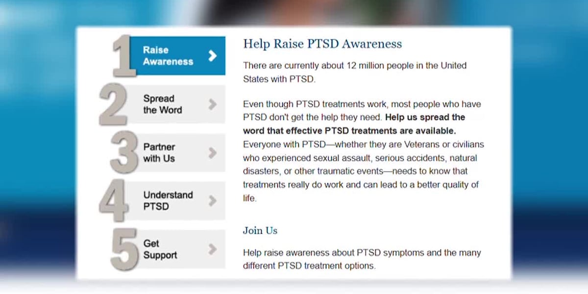 Local mental health service clears myths surrounding PTSD during PTSD Awareness Month