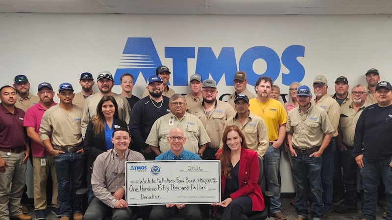 Atmos Energy Donates $150,000 to the Wichita Falls Area Food Bank Capital Campaign