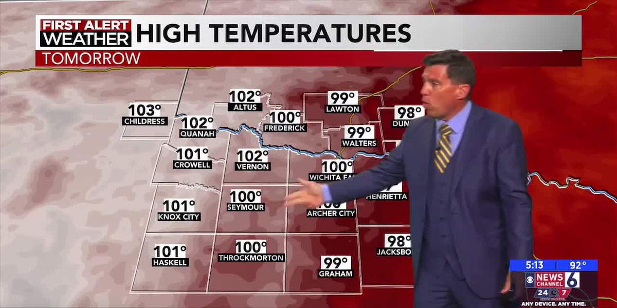 The hottest day of the year may come on Wednesday
