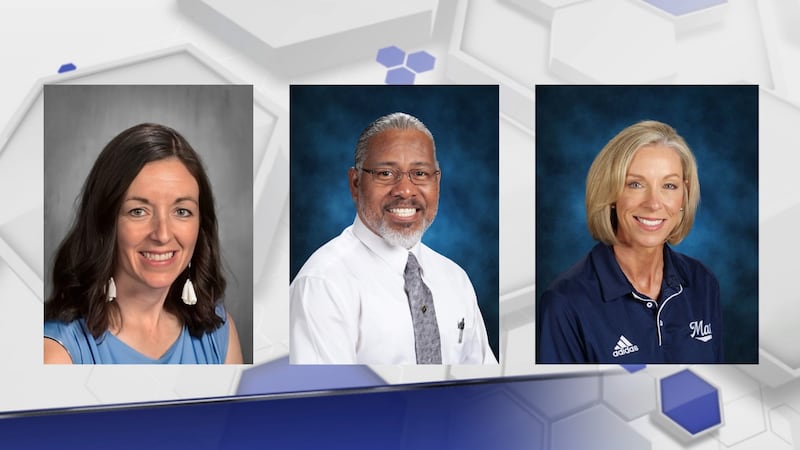 Dr. Brittany Bailey (left), Dr. Peter Braveboy (center), Mrs. Laurie Kinne (right)