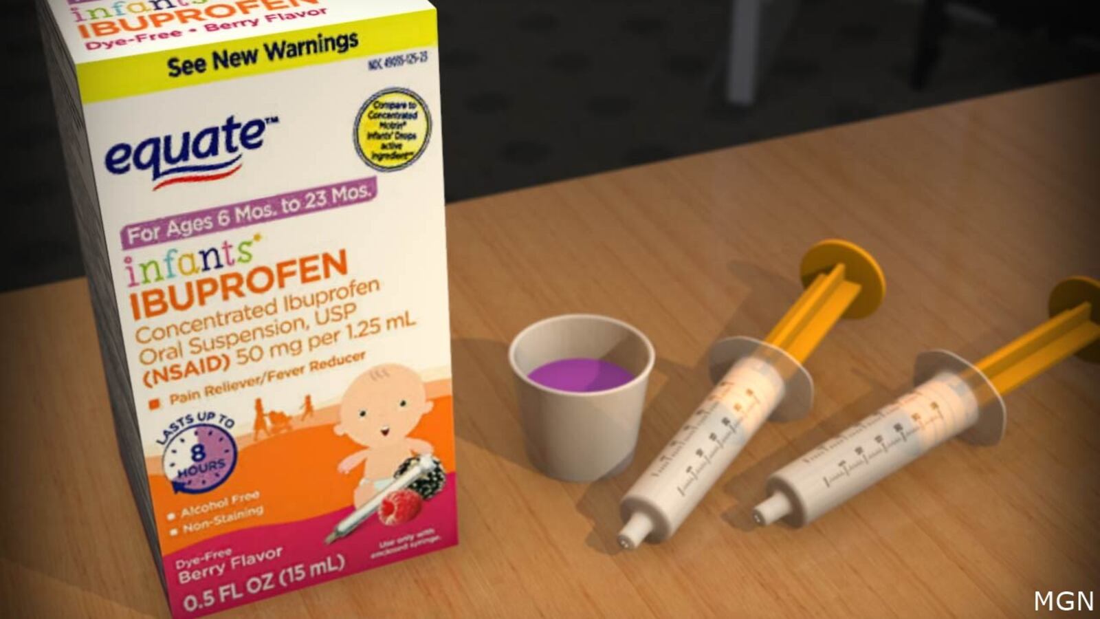 Nearly 90,000 bottles of children’s ibuprofen recalled for ‘foreign ...