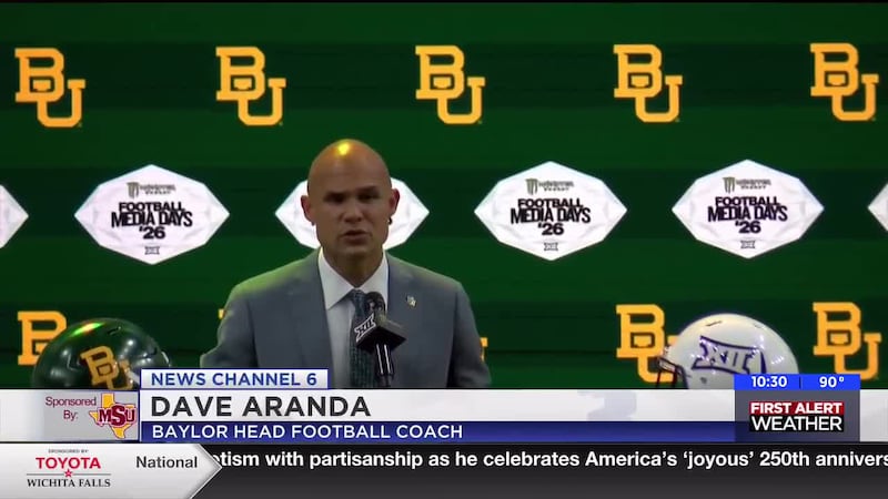 Baylor head football coach Dave Aranda addressed his team's one-score losses from last season...