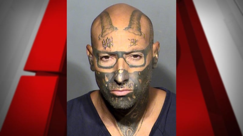 James Gina III was arrested after allegedly killing his girlfriend in the central Las Vegas...