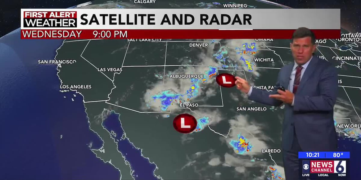 Warm with a hit-or-miss thunderstorm possible through Friday