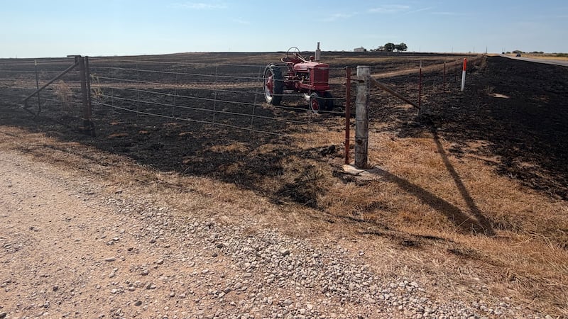 Damage following the Highland fire in Iowa Park, Texas on Saturday, September 12, 2026.