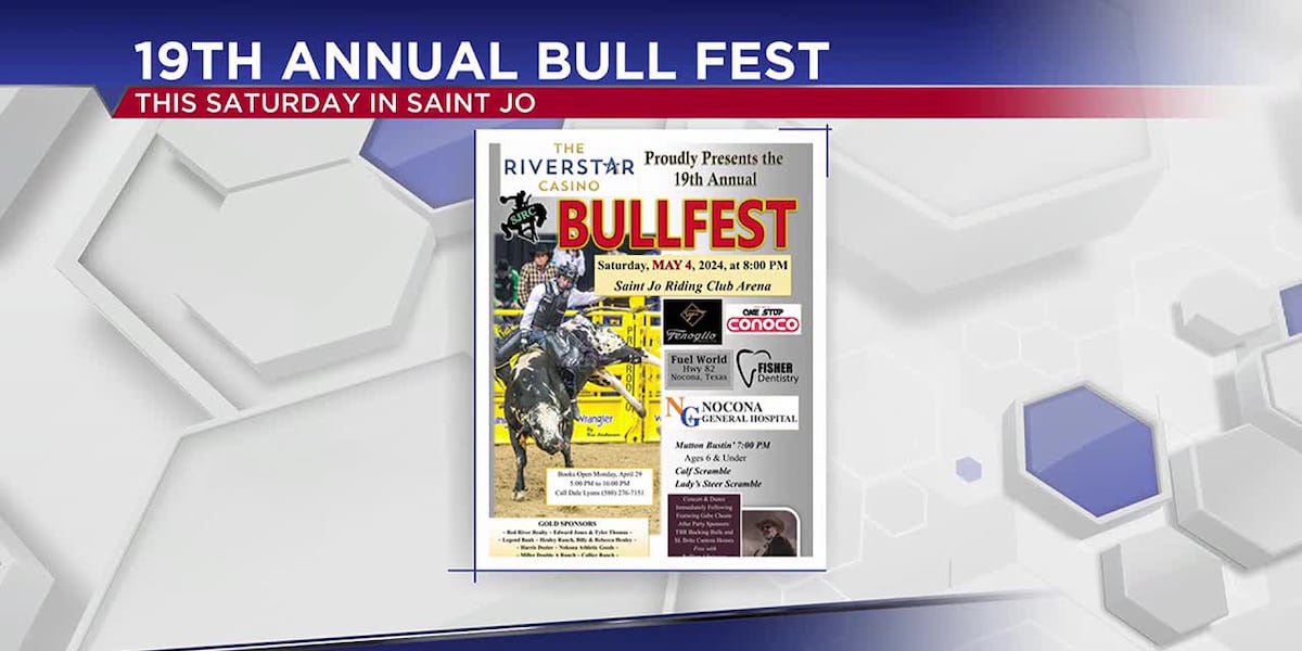 Bull Fest 19th Annual Bull Fest coming to Saint Jo