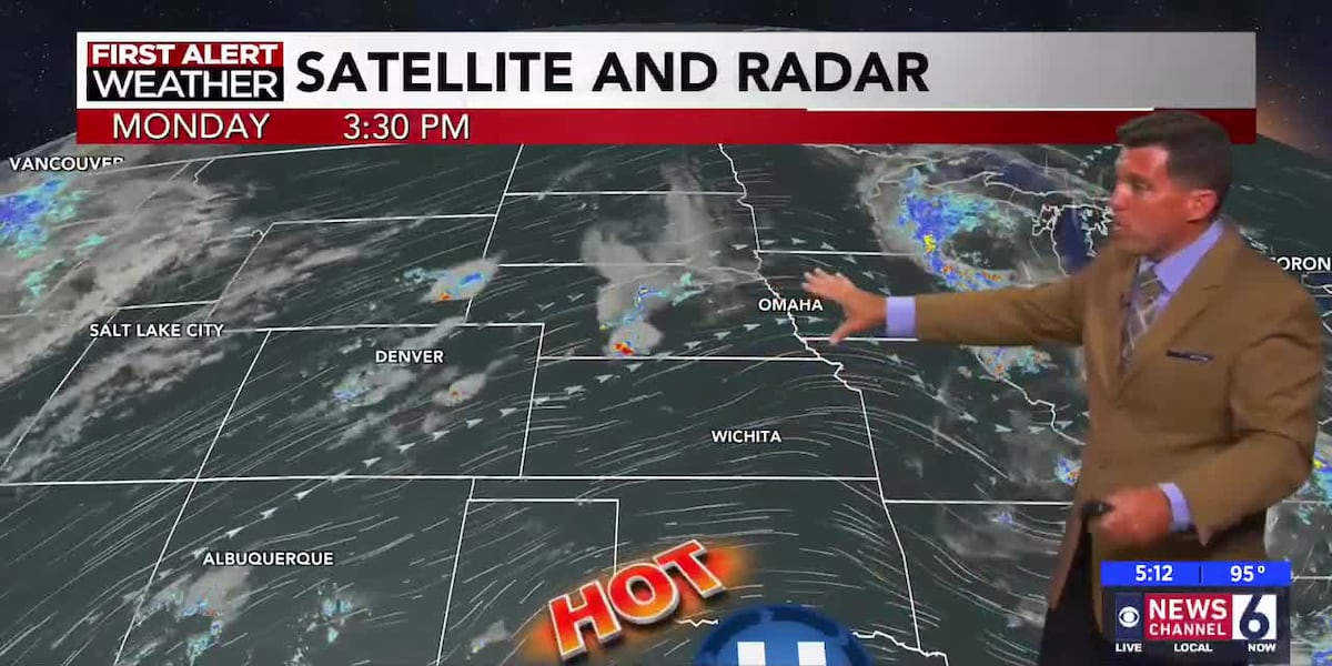 Hot and mostly dry week