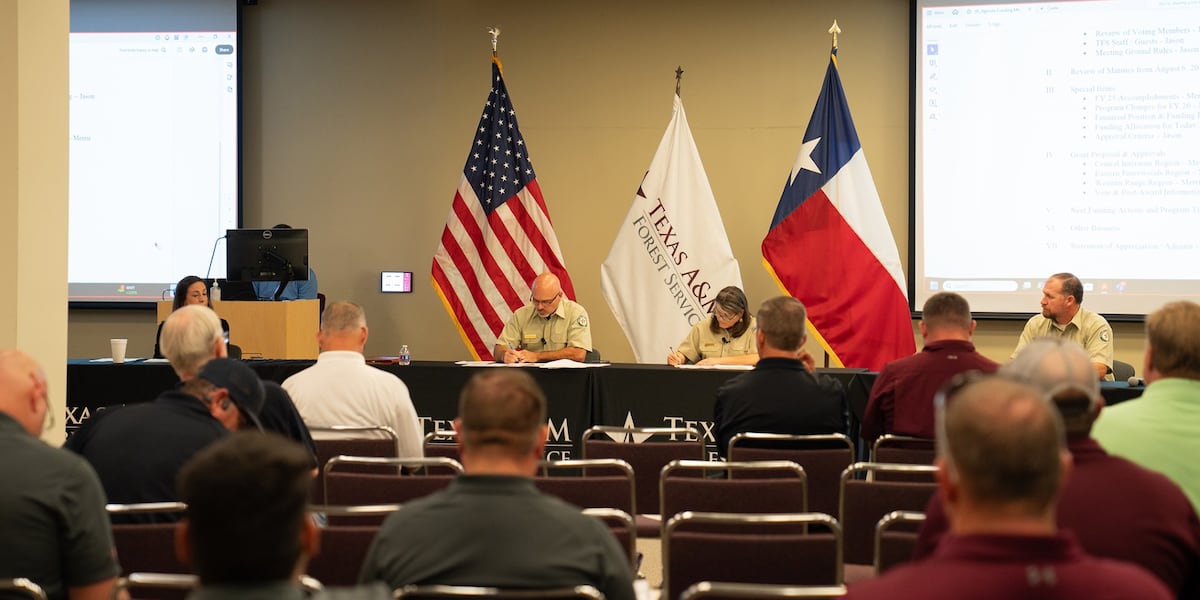 Texas A&M Forest Service donates over $5.5 million to local volunteer fire departments