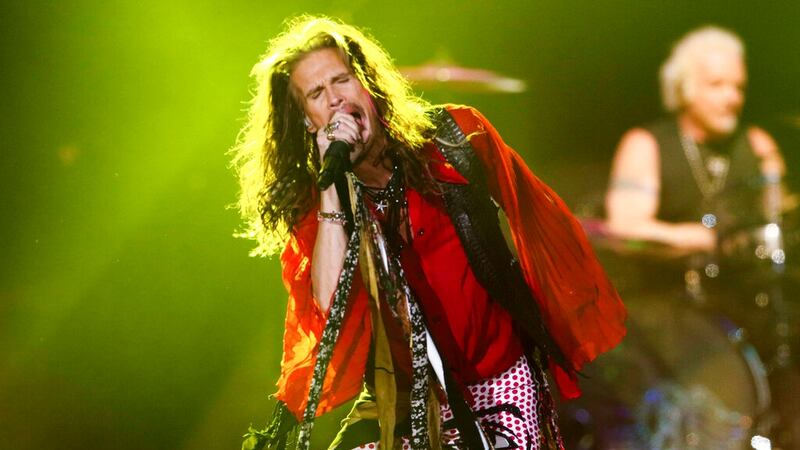 Steven Tyler with Aerosmith performs during the Bud Light Super Bowl Music Fest Day 2 at State...