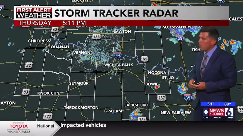 Showers along with some downpours will be scattered around the area tonight and again on...