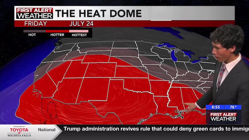 Hot and sunny this week
