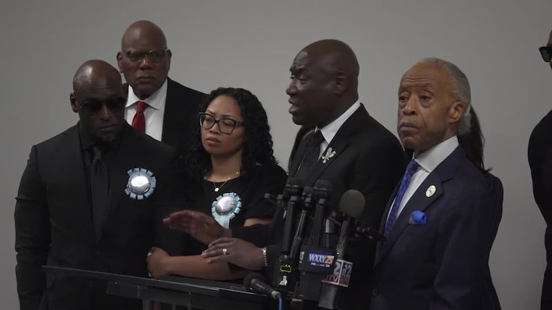 The Rev. Al Sharpton, attorney Ben Crump, and Nolan Wells' parents held a press conference on...