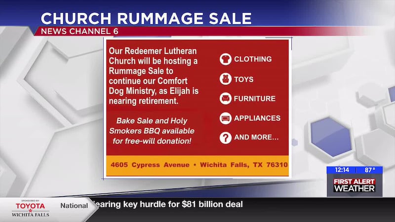 Our Redeemer Lutheran Church to host rummage sale