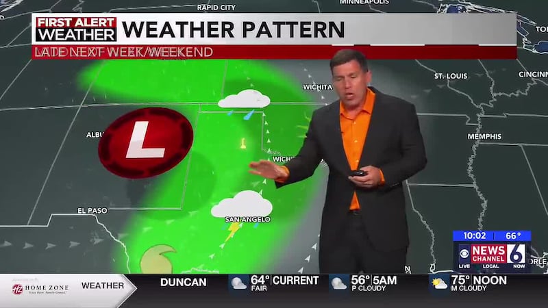 Most of the rain stays west of us this weekend, although some sprinkles can’t be ruled in some...